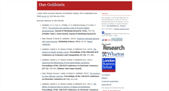 Desktop Screenshot of dangoldstein.com